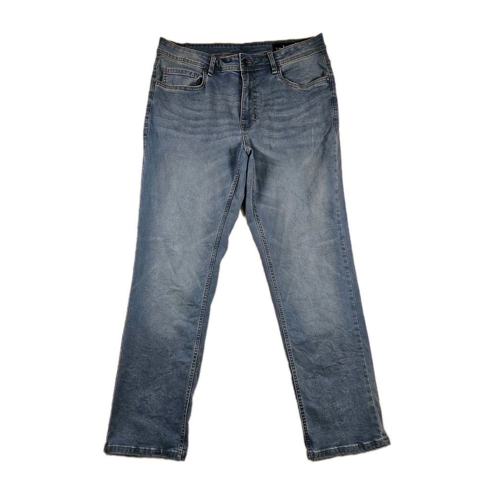 TPJ Athletic‎ Fit Jeans Mens 35x32 Medium Blue Wash Stretch Denim JU9T3LJKA32